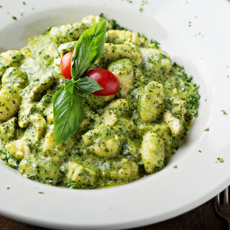 ÑOQUIS PESTO ESPINACA 2 QUESOS