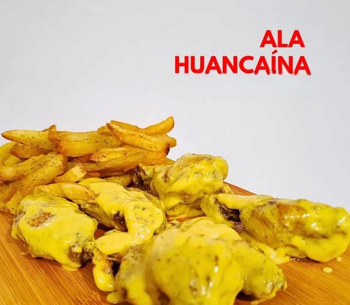 Alitas a la huancaína